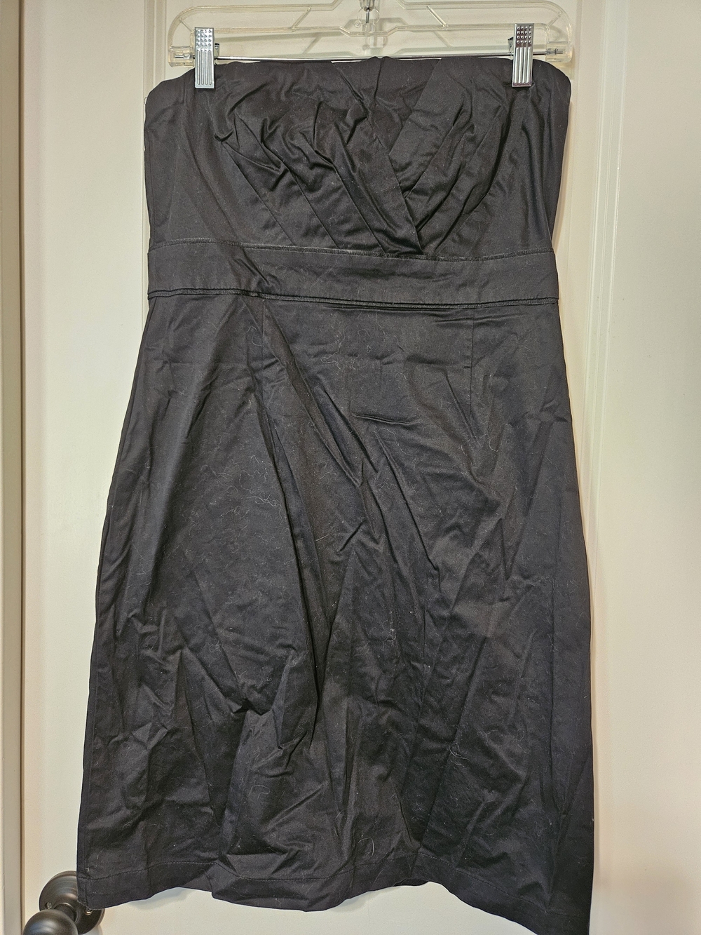 New York & Company Black Strapless Cocktail Dress